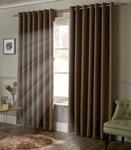 Alan Symonds Blackout Curtains Eyelet Ring Top, Polyester, Beige, 46 x 54