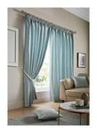 Alan Symonds Jacquard Curtains Pencil Pleat Taped Heading Fully Lined, Polyester, Teal, 46 x 90