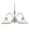 American Diner 3 Light Chandelier Finish: Satin Silver