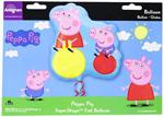 amscan 2311401 Supershape Foil Balloon with Peppa Pig Theme-1 Pc