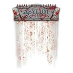 amscan 248977 Bloody Asylum Eerie Door Curtain-1 Pc