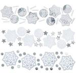 amscan 360519 Triple Snowflake Confetti-31g-1 Pack