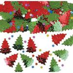 amscan 37911 Metallic Christmas Tree Confetti-14g-1 Pack, Red/Green, 14 g