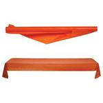 amscan 77020-05 Orange Plastic Table Roll - 1 Pc