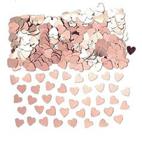 amscan 9903474 Rose Gold Metallic Shiny Hearts Confetti-14g-1 Pack