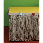 amscan Hawaiian Party Tissue Paper Table Skirt-1pc, Brown, 200g