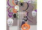 Amscan International 679468 Decorating Hanging Swirl Halloween Party Set