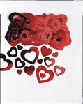 amscan International INT361001 14 g Red Hearts Metallic Die-Cut