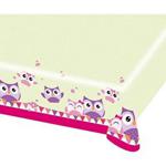 amscan Owls Plastic Tablecover 1.2m x 1.8m