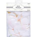 amscan White Fabric Confetti Rose Petals 5cm-300 Pcs