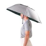 Aoneky Windproof Head Umbrella Hat -36'' Large Adults Folding Brolly Hat with Hands free Headband for Women & Man Golf, Fishing, Gardening, Photography, Walking - Fancy Dress Funny/Joke Gift