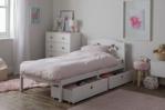 Argos Home Mia Single Bed Frame with 2 Drawers - White
