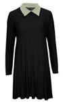 Baleza Women's Long Sleeve Casual Dress Xl-(16-18) Black