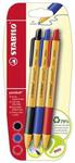 Ballpoint - STABILO pointball Blue/Black/Red