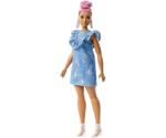 Barbie Barbie Fashionista - Pink Hair with Denim Dress