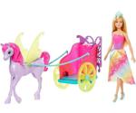 Barbie Dreamtopia Princess Doll with Fantasy Horse and Chariot (GJK53)