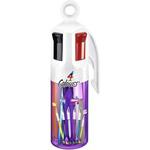 BIC 4 Colours Ball Pens - Purple Pen Holder of 6