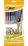 BIC Cristal Multicolour Ballpoint Pens Assorted Colours 8 Pack