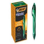 BIC Gelocity Quick Dry Gel Pens - Green (Pack of 12)