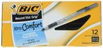 BIC Products - BIC - Ultra Round Stic Grip Ballpoint Stick Pen, Black Ink, Medium, Dozen - Sold As 1 Dozen