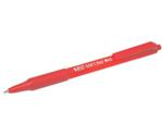 BIC Soft Feel Clic Grip Ball Pen red