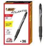 BIC Velocity Bold Retractable Ballpoint Pen, Bold Point (1.6mm), Black, 36-Count