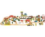 Bigjigs Transportation Train Set 116 pieces