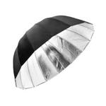 Black/Silver Deep Parabolic 105cm Umbrella Brolly quality Studio Rice Bowl