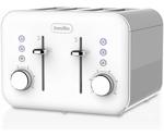 Breville VTT687 4-Slice High Gloss Toaster White