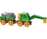 Brio Crane Wagon with Trailer and Load (33698)