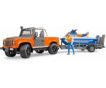 Bruder Land Rover Defender Pick up with Trailor 1:16 (02599)