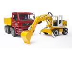 Bruder MAN TGA Tipper Truck with Liebherr Digger (02751)