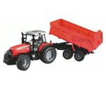 Bruder Massey Ferguson 7480 with Tipper Trailer (02045)