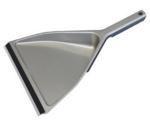 Bürstenmann Metal dustpan silver plastic lip.