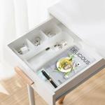 Cabilock 7x Clear Drawer Organiser Boxes Wardrobe Closet Make Up Storage Divider