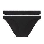 Calvin Klein Bikini 2 Pack Womens Brief - Black Large