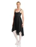 Capezio Ca1Ev 126 Camisole Empire Dress Dance Dresses -Adults - Black, Medium