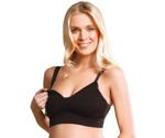 Carriwell Seamless GelWire Nursing Bra black