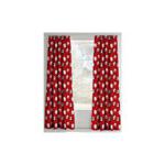 Catherine Lansfield Kids Football Curtains 66 x 72 inch Red