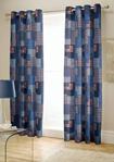 Catherine Lansfield Las Vegas Eyelet Curtains, 66x72Inch, Multi