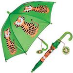 Children's Spring Loaded Umbrella - Choice of Design (Tiger)