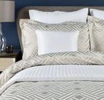 Christy Linen Deco Diamond Double Bed Duvet Cover Set RRP: £200