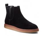 Clarks Dove Madeline black suede