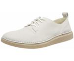 Clarks Hale Lace Derbys white leather