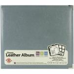 Classic Leather D - Ring Album 12″ x 12″ - Charcoal - We R Memory Keepers