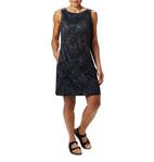 Columbia Women's Printed Dress Chill River, Black Rubbed Texture Print, S