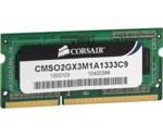 Corsair 2GB SO-DIMM DDR3 PC3-10600 (CMSO2GX3M1A1333C9) CL9