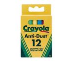 Crayola Anti Dust Coloured Chalk (12 Pack)