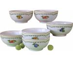 CreaTable Alba fruit cereal bowl set 6 pcs.