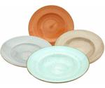 CreaTable Pasta Plate Vintage Nature 27 cm (4 Pieces)